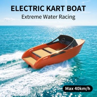 Mini jet ski électrique PE pour la location avec seau de pêche, livraison porte-à-porte, petit bateau rapide, connexion Bluetooth pour téléphone