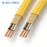 Cable NM-B JZD OEM/ODM con Certificación UL de 600V, Conductor de Cobre Sólido, Revestimiento con Código de Color para Cableado Oculto en Paredes y Techos de Viviendas
