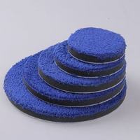 Tampon de polissage rond auto-adhésif de 27 pouces, non abrasif, pour le detailing automobile, élimination rapide de la cire, revêtement/émail céramique