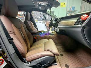 Funda de asiento de camión adecuada para <span class=keywords><strong>Volvo</strong></span> VNL VNR VNX VHD VAH 2019-ahora funda de asiento resistente de cuero de lino de tela para camión - Product Image 3