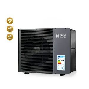 heat pump 16kw 20kw 24kw R32 R290 Refrigerant CE A+++ Solar Warmepumpe Air to Water Monoblock Full DC Inverter Heat Pump