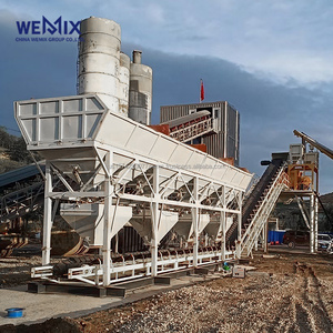 Venta directa de fábrica MHZS90m3 Planta dosificadora de hormigón Base libre Estación mezcladora de hormigón lista para mezclar equipo de línea de producción - Product Image 1