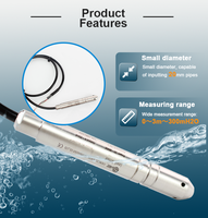 Transmetteur de niveau submersible de petit diamètre SENTEC SLS300F, diaphragme 316L, capteur de niveau de liquide hydrostatique 4-20 mA
