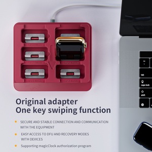 Adaptateur de boîte XZZ <span class=keywords><strong>Watch</strong></span> AWRT IBUS, testeur DFU, écran violet pour <span class=keywords><strong>APPLE</strong></span> <span class=keywords><strong>Watch</strong></span> S1-SE 38 42 44 mm, outils de restauration, une touche pour passer en mode DFU - Product Image 3