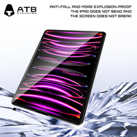 Protecteur d'écran en verre ATB Paper Feel pour iPad Air pour iPad Pro 11 pour iPad 10.9 2024 Ecriture Peinture Protection d'écran en verre