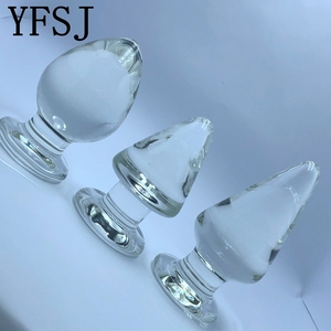 Стеклянная анальная пробка YFSJ, модель 6061, для анальных секс-игрушек, мужской дилдо и анальная пробка для женщин - Product Image 3