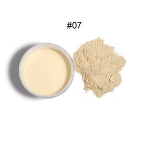<span class=keywords><strong>Polvo</strong></span> de ajuste suelto <span class=keywords><strong>blanco</strong></span> mate de larga duración a prueba de agua con hojaldre de terciopelo Maquillaje de control de aceite de cobertura completa - Product Image 2