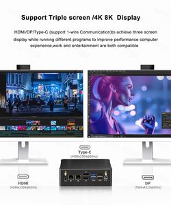 MiniTree 11. ª generación <span class=keywords><strong>Mini</strong></span> <span class=keywords><strong>PC</strong></span> Intel Core i9 11900 i7 11700 i5 8500 8 Core 2 * DDR4 32GB M.2 NVME SSD 1TB HD Win11 Oficina <span class=keywords><strong>Mini</strong></span> <span class=keywords><strong>PC</strong></span> WiFi6 - Product Image 5