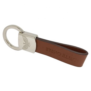 Nhà Sản Xuất Tùy Chỉnh Nâu Da Chính Hãng Móc Chìa Khóa Với Logo Bằng Laser Xe Thương Hiệu PU Da <span class=keywords><strong>Key</strong></span> Chủ Quà Tặng Khuyến Mãi - Product Image 3
