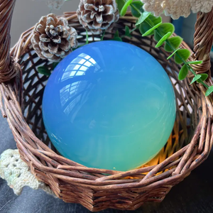 Chất lượng cao nhân tạo đánh bóng đá quý <span class=keywords><strong>opalite</strong></span> Balls Healing Fengshui pha lê Spheres cho trang trí nội thất - Product Image 1