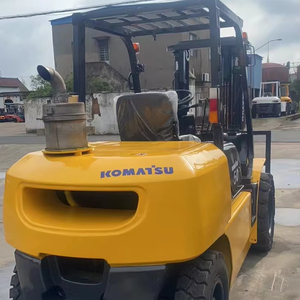 High Quality <b>Used</b> Komatsu FD50 Diesel Forklift Truck with 5 Ton Capacity and Three Stage Mast - Product Image 1