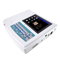Électrocardiographe CONTEC ECG1200G, appareil d'ECG au repos réputé
