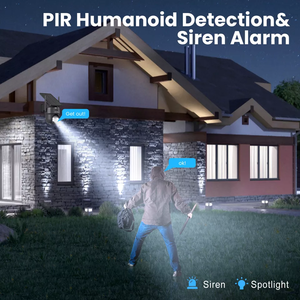 Caméras de sécurité solaires <span class=keywords><strong>ANRAN</strong></span> <span class=keywords><strong>5MP</strong></span> extérieures, caméra WiFi 2.4G sans fil pour la maison, vue PTZ 360 °, détection humaine PIR, étanche IP65 - Product Image 5