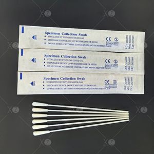Écouvillon de prélèvement nasal floqué stérile en PP pour usage en laboratoire - Product Image 3