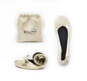 Bailarinas Plegables Portátiles <span class=keywords><strong>de</strong></span> Viaje para Mujer con Bolsa <span class=keywords><strong>de</strong></span> Transporte - Product Image 4