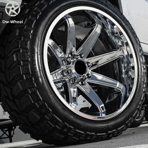 Jantes forgées polies tout-terrain DW Deep Dish 20 22 24 26 pouces 6x135 6x139.7 8x170 8x180 pour C10 F250 Chevy GMC Sierra Dodge - Product Image 4