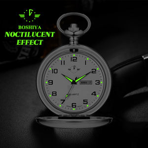 1 <span class=keywords><strong>montre</strong></span> de poche double calendrier argentée à double affichage pour homme et <span class=keywords><strong>femme</strong></span>, idéale pour la Saint-Valentin, cadeau pour la Journée de la <span class=keywords><strong>femme</strong></span> - Product Image 2