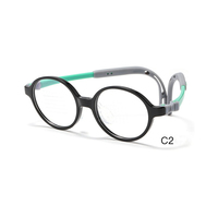 Ventes directes d'usine, lunettes optiques pour enfants, lunettes rondes en acétate, lunettes pour enfants