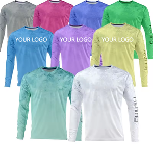 เสื้อตกปลาแบบแห้งเร็วสั่งทำพิเศษ ป้องกันแสงแดด เสื้อผ้าตกปลา น้ำหนักเบา เสื้อเจอร์ซีย์ตกปลา - Product Image 6