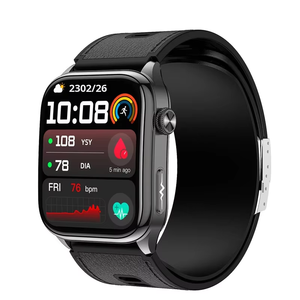 AMOLED 실리콘 스마트 워치 에어 펌프 에어백 혈압 ECG 심박수 NFC 통화용 혈압 건강 스마트 워치 - Product Image 4