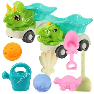Новый дизайн, пластиковые летние пляжные игрушки, грузовики, песок динозавров, игрушечный грузовик