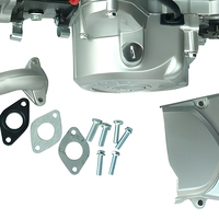 Ensemble moteur horizontal OHV 110cc 125cc, démarrage électrique, transmission automatique, pour ATV, quad, buggy de sable