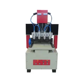 Mehrkopf-CNC-Fräser 4-Achsen-3D-Mini-CNC-Graviermaschine für die Werbung für Steins chnitz computer