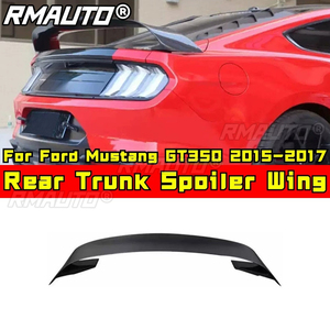 Aileron de coffre arrière en fibre de carbone véritable pour Ford Mustang GT350 2015-2017, kit carrosserie, accessoires auto - Product Image 2