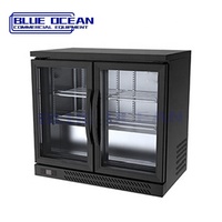 Mini-réfrigérateur et congélateur de bar avec refroidissement par air, 4 portes, pour discothèque et bar à vin