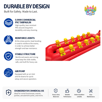 Bateau Dragon Gonflable Personnalisé en PVC Grande Capacité pour Jeu Aquatique Amusant Bateau Banane Gonflable
