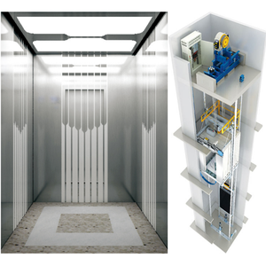 Ascenseur de luxe à faible bruit, personnalisé pour passagers, résidentiel et commercial, pour maisons, immeubles de bureaux, avec sol en granit - Product Image 2