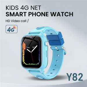 นาฬิกาสมาร์ทวอทช์เด็ก 2 in 1 รุ่น Y82 หน้าจอ IPS HD ขนาด 1.69 นิ้ว รองรับวิดีโอคอล GPS ติดตามตำแหน่ง แบตเตอรี่ 630mAh ใช้งานได้นาน กันน้ำ โทรศัพท์สำหรับเด็ก - Product Image 1