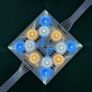 Conservación de energía Iluminación interior Decoración 12 cuentas Control inteligente Gradiente Intermitente Módulo Lámpara Blockchain - Product Image 1