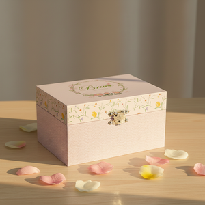 Logo personnalisé sans pile boîte à chansons boîte à musique boîte cadeau <span class=keywords><strong>de</strong></span> <span class=keywords><strong>Noël</strong></span> grande boîte à musique en papier d'emballage - Product Image 6