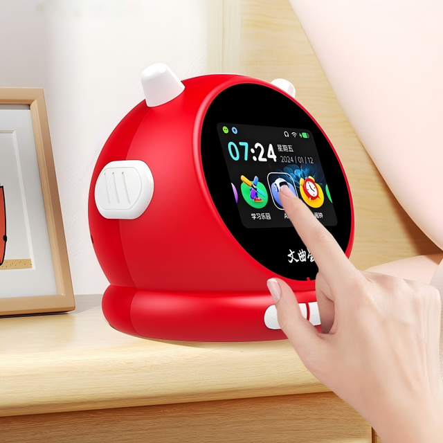 AI Smart Speaker with Screen Portable Wireless Speaker Multi Language AI Assistant Learning Machine Audio Player