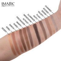 IMAGIC Großhandel 15-Farben-Lidschattenpalette mit Niedriger Farbsättigung, Satten Farben, Matt, Schimmernd und Glitzernd für Tägliches Augen-Make-up