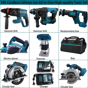Vente en gros usine OEM/ODM Outils électriques <span class=keywords><strong>sans</strong></span> <span class=keywords><strong>fil</strong></span> au lithium 21V : Perceuse <span class=keywords><strong>sans</strong></span> <span class=keywords><strong>fil</strong></span>, Clé à chocs, Meuleuse d'angle, Scie <span class=keywords><strong>sans</strong></span> <span class=keywords><strong>fil</strong></span>, Perceuse à percussion - Product Image 4
