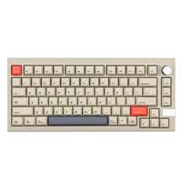 Teclado Mecánico EPOMAKER CIDOO V75 Pro 75% con Montaje Gasket, Inalámbrico Tri-Modo, Hot Swap, Aluminio CNC, Perilla RGB para Gaming