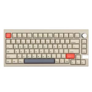 Clavier mécanique <span class=keywords><strong>EPOMAKER</strong></span> CIDOO V75 Pro 75% à montage Gasket, sans fil tri-mode, Hot Swap, aluminium CNC, RGB, avec bouton rotatif, pour le gaming - Product Image 1