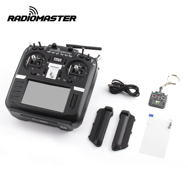 RadioMaster TX16S MKII 16CH 2.4GHz OpenTX Multi Protocol RC Transmitter with Hall Sensor Gimbals for Drone FPV Racing Long Range