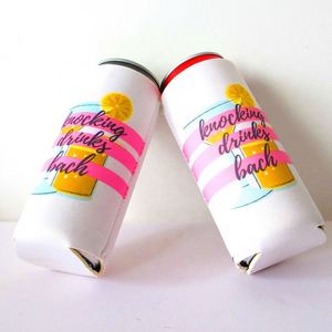 Custom Skinny Can Sleeve 12oz Neoprene Can Cooler Foam Sublimation 330ml Slim Beer Cover Blank Can and <b>Bottle</b> Cooler Custom Logo - Product Image 2