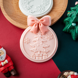 Stampo personalizzato per <span class=keywords><strong>biscotti</strong></span> di Natale 3D stampo personalizzato buon natale in acrilico biscotto in rilievo per fondente - Product Image 4