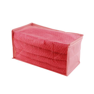 Hot-Selling 30X15X15Cm Sac de rangement à fermeture éclair en plastique PE étanche à l'humidité avec petite conception d'impression pour les couettes - Product Image 2