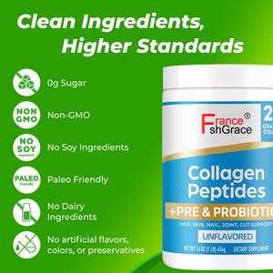 Colágeno en Polvo con Etiqueta Personalizada, Péptidos de Colágeno para Apoyar la Salud de la Piel, Articulaciones y Huesos, Suplemento de Colágeno Hidrolizado para Mujeres y Hombres - Product Image 2