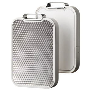 Stainless Steel Cutting Board Rectangle Double Sided Antibacterial Food Grade Dishwasher Safe Anti Slip Surface - Product Image 3