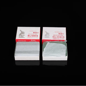 Wande Guanglian <b>Microscope</b> Slides 7105 Type Clear Glass 50 Pcs Per Box For Laboratory Use - Product Image 1