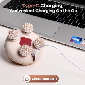 Heated <b>Scalp</b> <b>Massager</b> Tension Melts Away. Experience Deep Relaxation with Our <b>Electric</b> <b>Scalp</b> <b>Massager</b> - Product Image 4