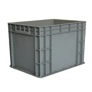 Industrial Plastic Stacking Euro Storage Containers Boxes Crates GREY