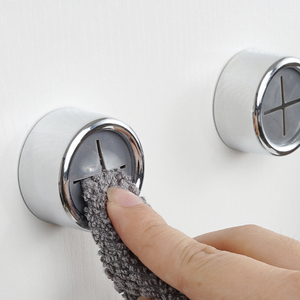 Clip Redondo para Paños de Cocina, Sin Perforaciones, Autoadhesivo, Soporte para Toallas, Montado en la Pared, Ahorra Espacio, para el Hogar - Product Image 2