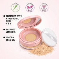 Poudre libre matifiante longue tenue, résistante à l'eau, sans talc, végétalienne, minérale, contrôle du sébum, format carré, marque privée, vente en gros OEM